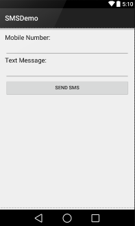 SMS Example