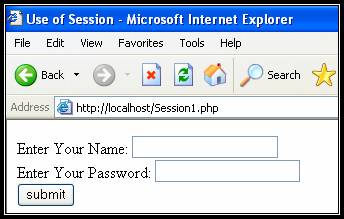 Pass Data Using Session