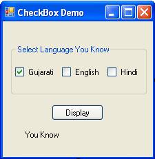 CheckBox Example