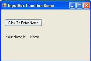 InputBox in VB.NET